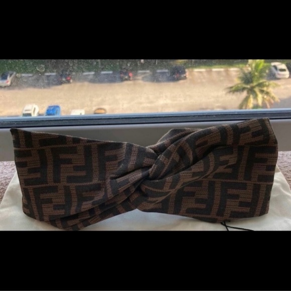 fendi silk headband